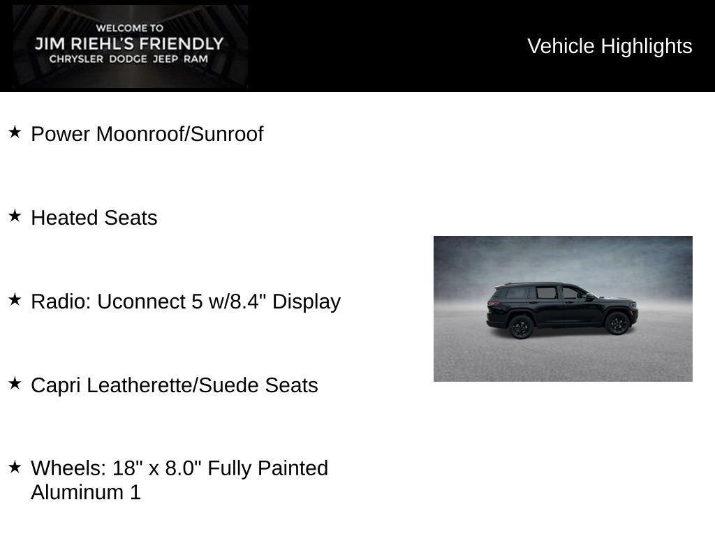 new 2025 Jeep Grand Cherokee L car, priced at $40,985