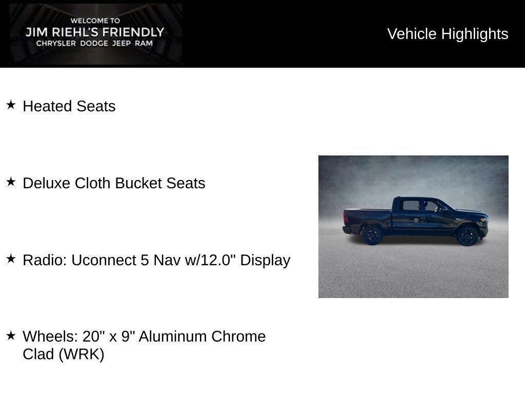 new 2026 Ram 1500 car, priced at $49,626