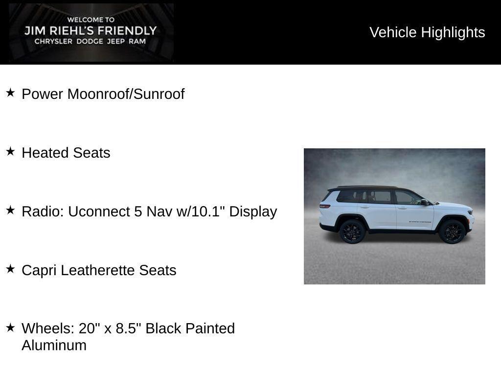 new 2025 Jeep Grand Cherokee L car, priced at $47,996