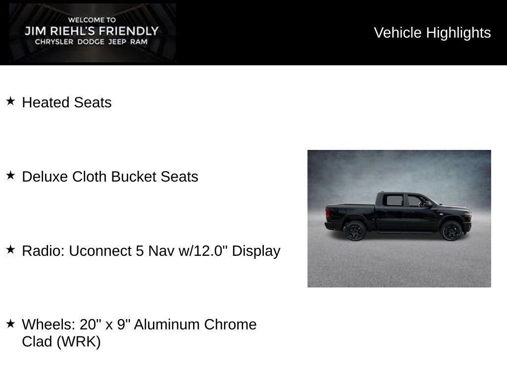 new 2026 Ram 1500 car, priced at $51,234