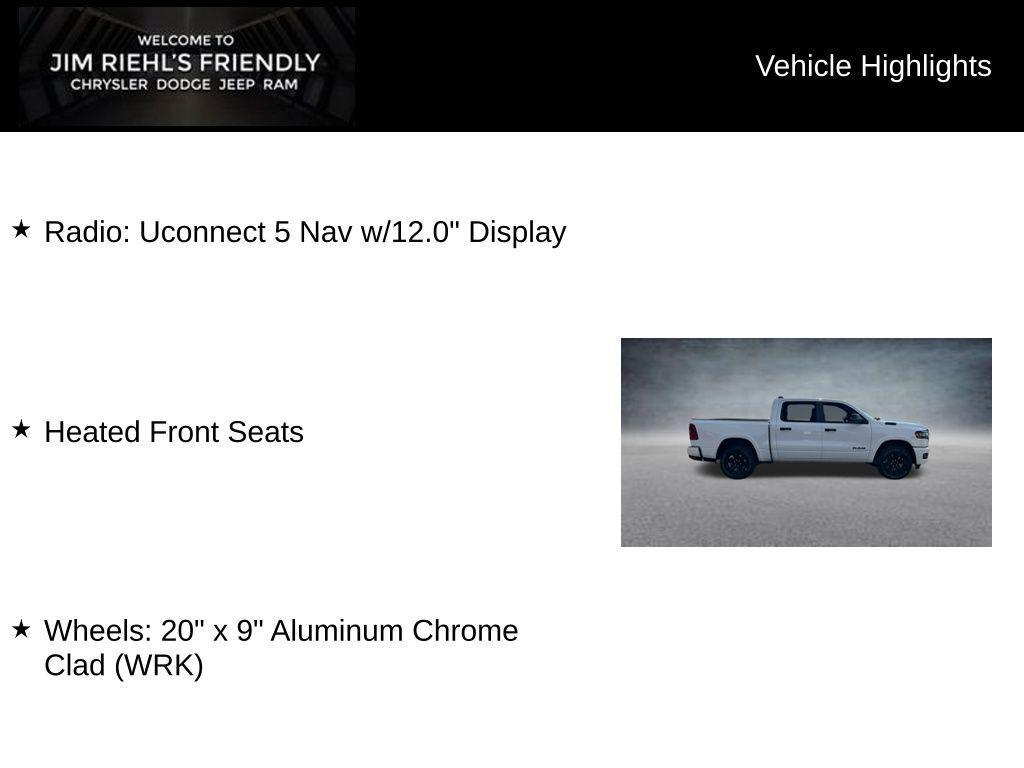 new 2026 Ram 1500 car, priced at $47,329