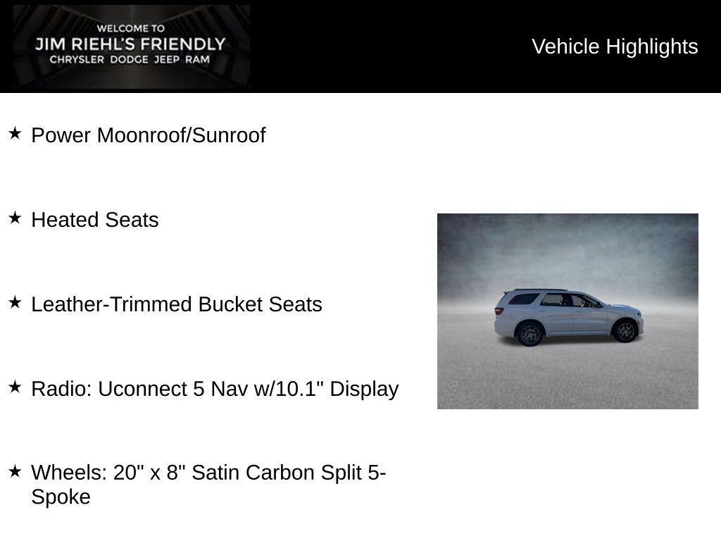 new 2026 Dodge Durango car, priced at $41,684