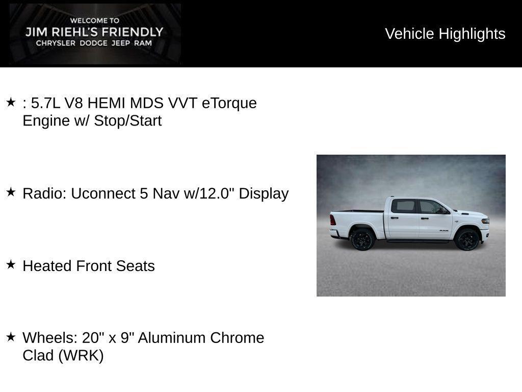 new 2026 Ram 1500 car, priced at $49,976