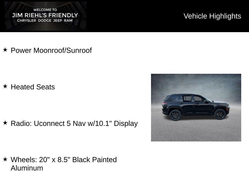 new 2025 Jeep Grand Cherokee car, priced at $46,808