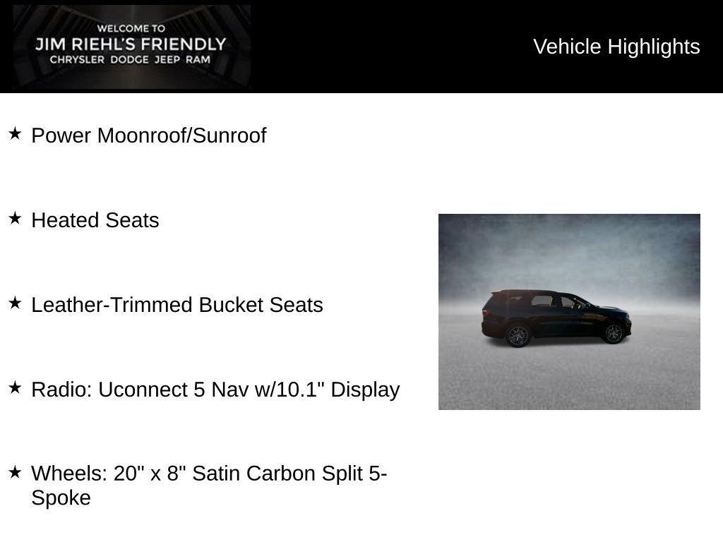 new 2026 Dodge Durango car, priced at $44,384