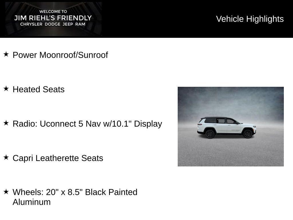 new 2025 Jeep Grand Cherokee L car, priced at $47,996