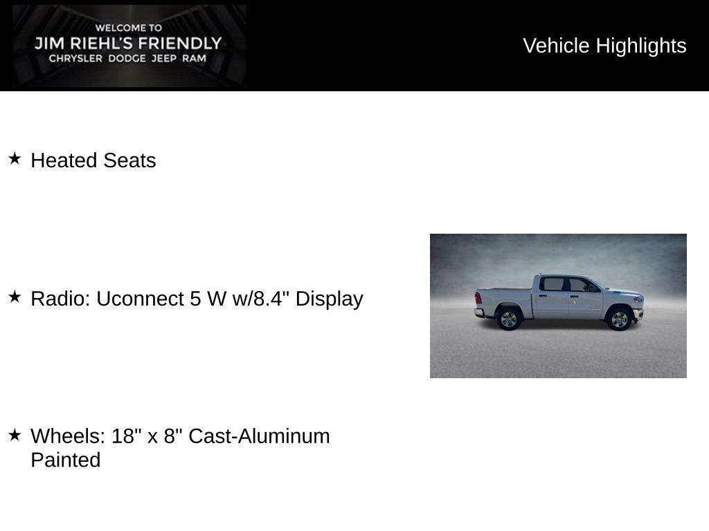 new 2025 Ram 1500 car, priced at $40,992