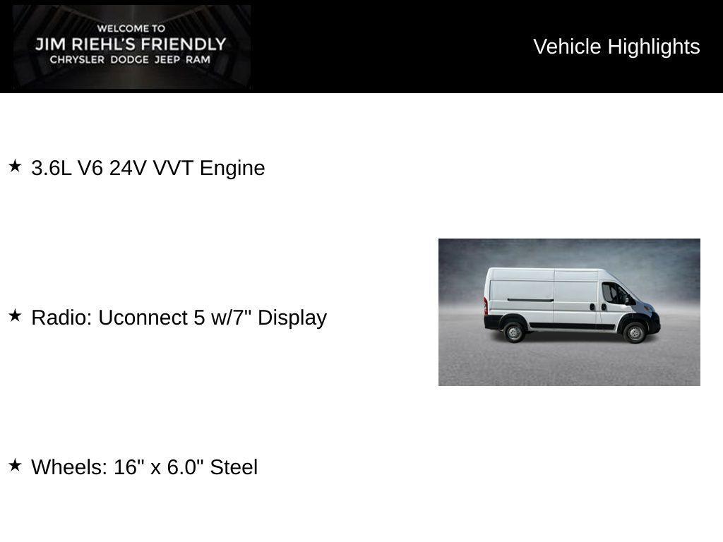 new 2026 Ram ProMaster 2500 car, priced at $47,051