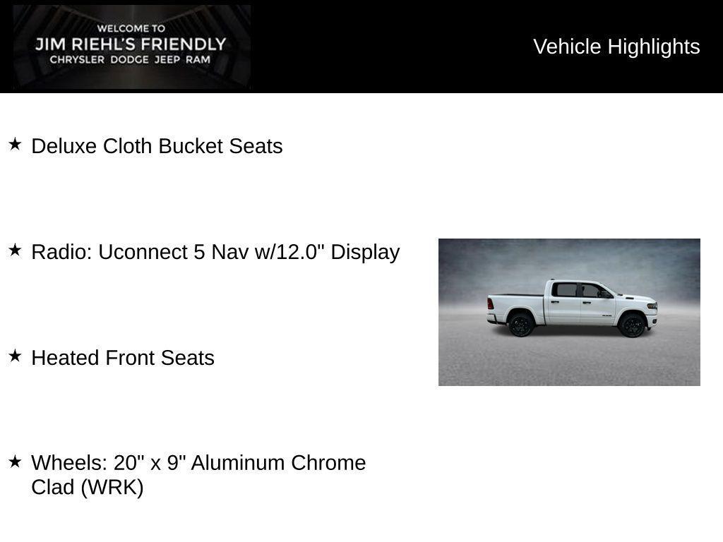 new 2026 Ram 1500 car, priced at $47,133