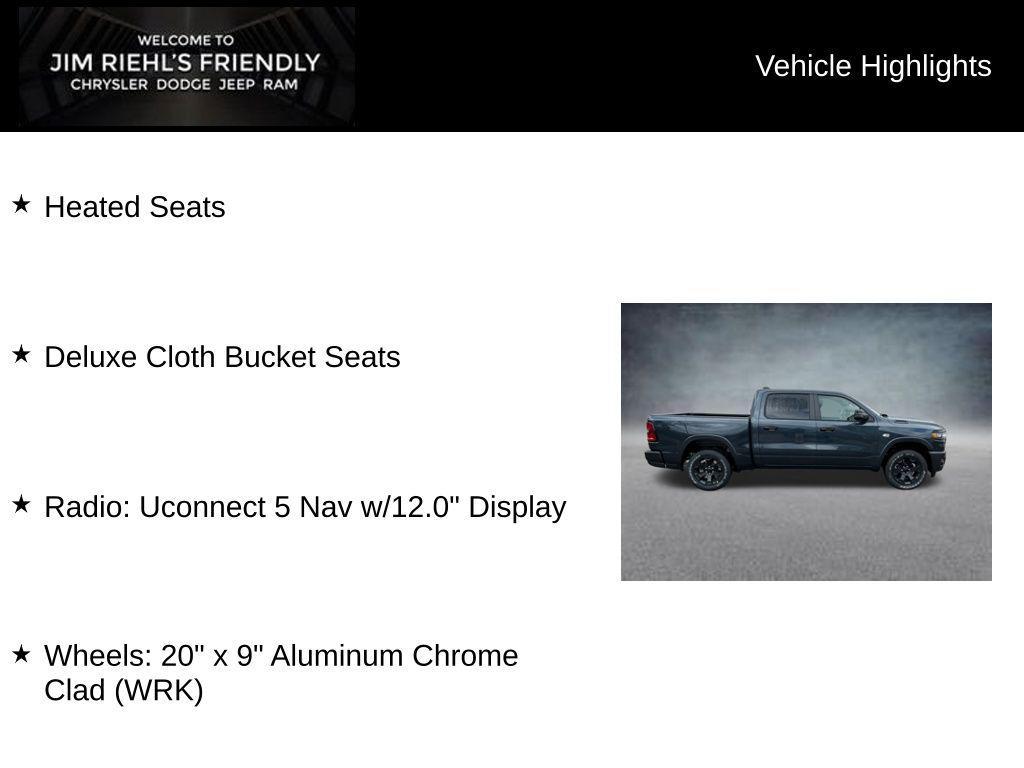 new 2026 Ram 1500 car, priced at $51,385