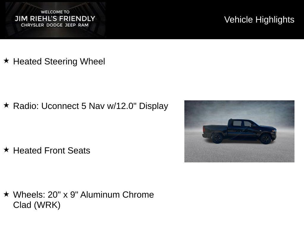 new 2026 Ram 1500 car, priced at $50,622