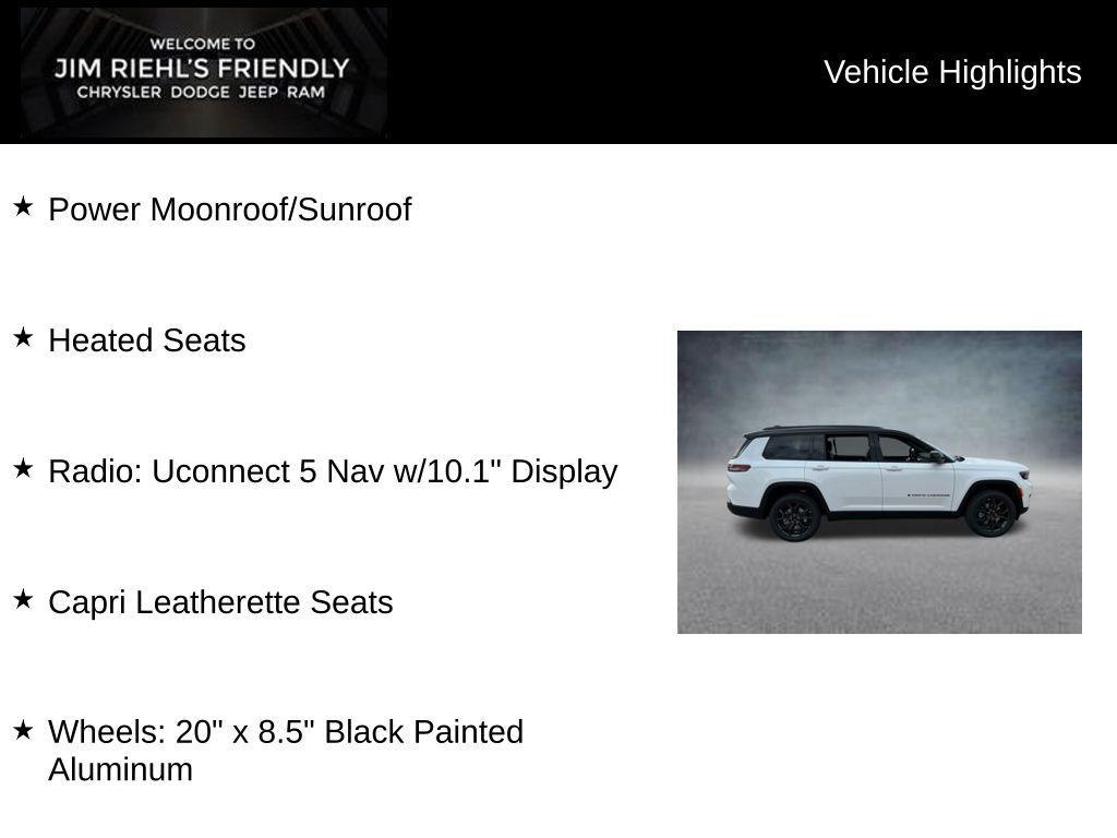 new 2025 Jeep Grand Cherokee L car, priced at $47,996