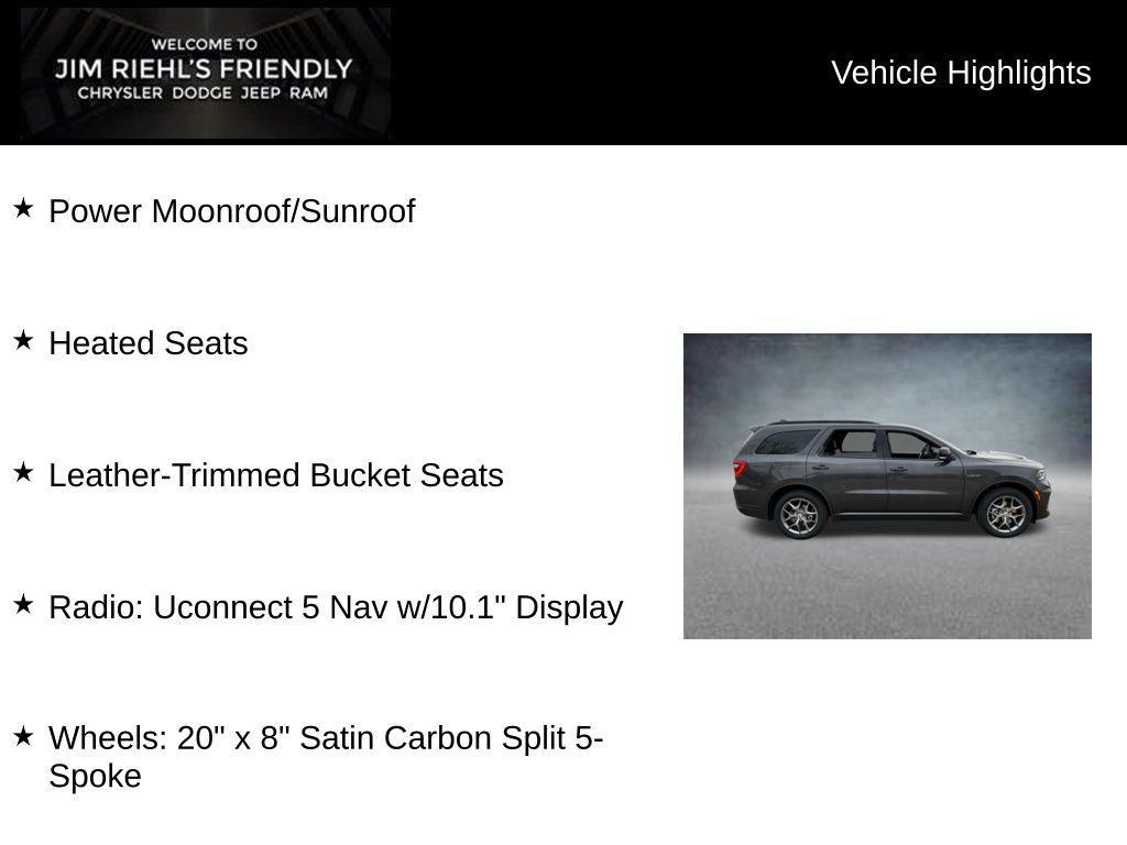 new 2026 Dodge Durango car, priced at $44,893