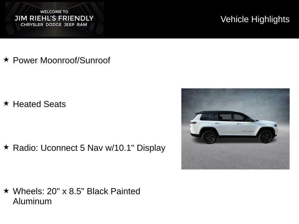 new 2025 Jeep Grand Cherokee L car, priced at $47,996