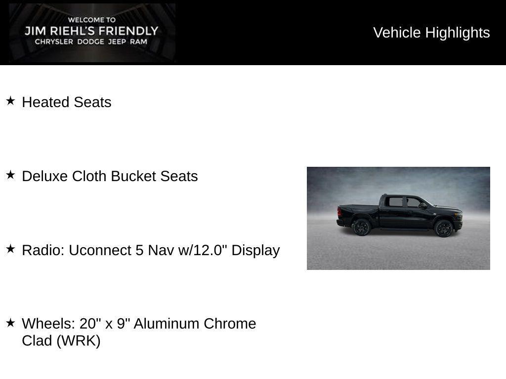 new 2026 Ram 1500 car, priced at $49,698