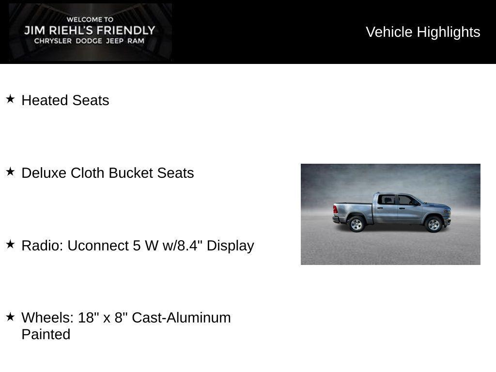 new 2025 Ram 1500 car, priced at $41,220