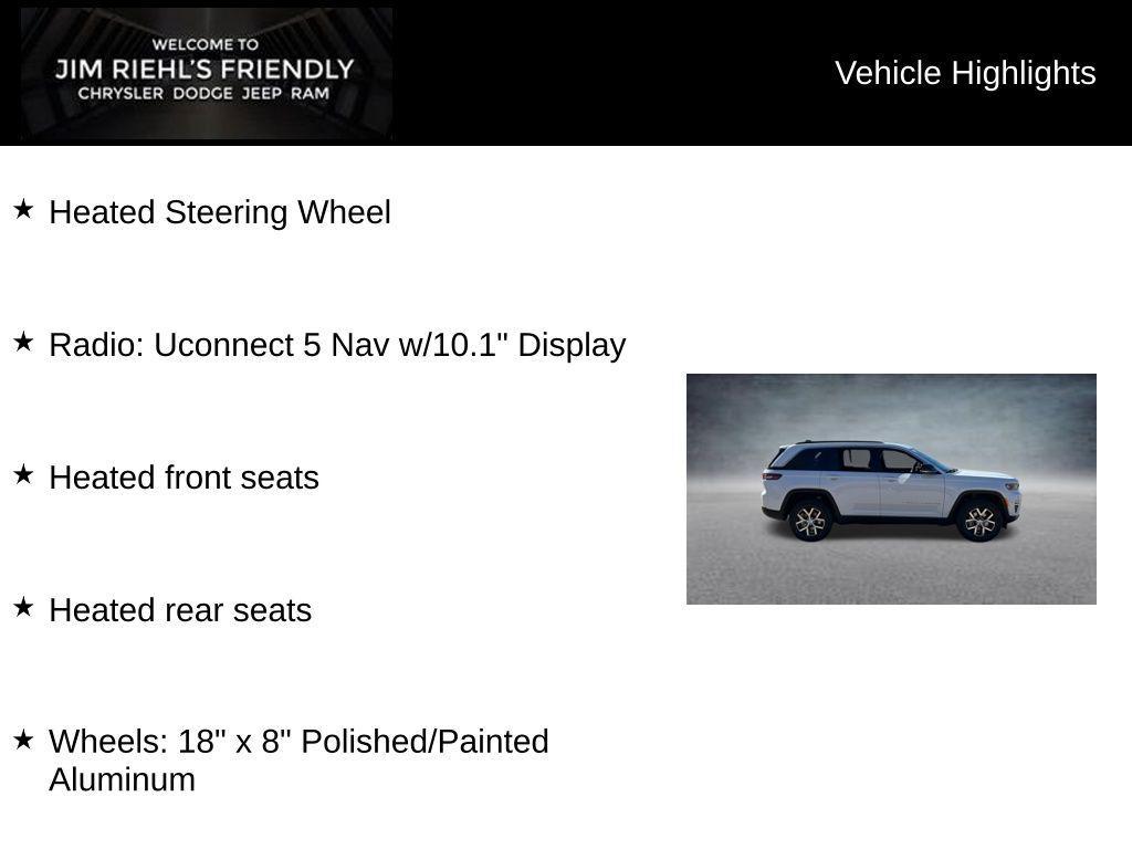 new 2025 Jeep Grand Cherokee car, priced at $40,464