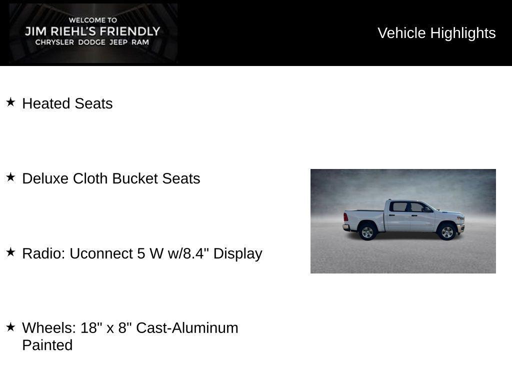 new 2025 Ram 1500 car, priced at $41,472