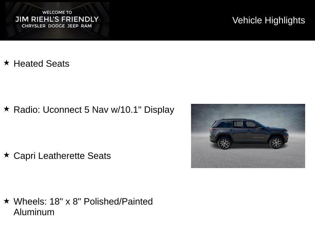 new 2025 Jeep Grand Cherokee car, priced at $43,124