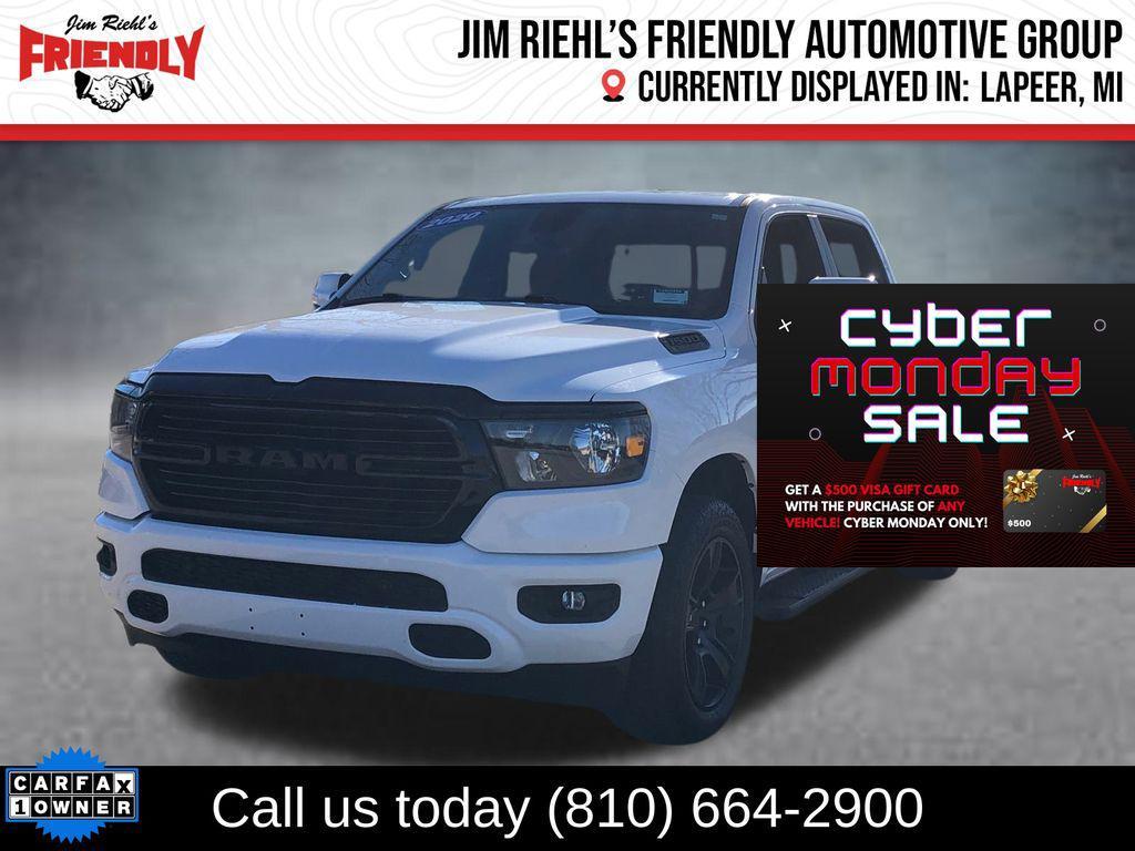 used 2020 Ram 1500 car, priced at $26,100