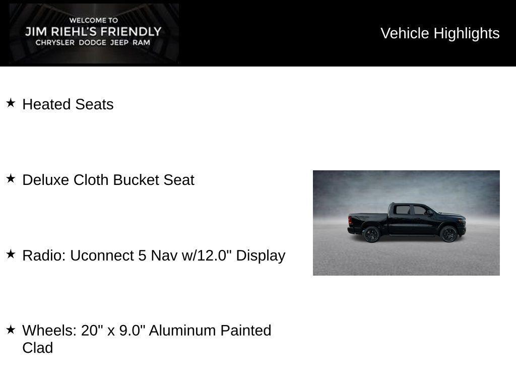 new 2025 Ram 1500 car, priced at $41,448