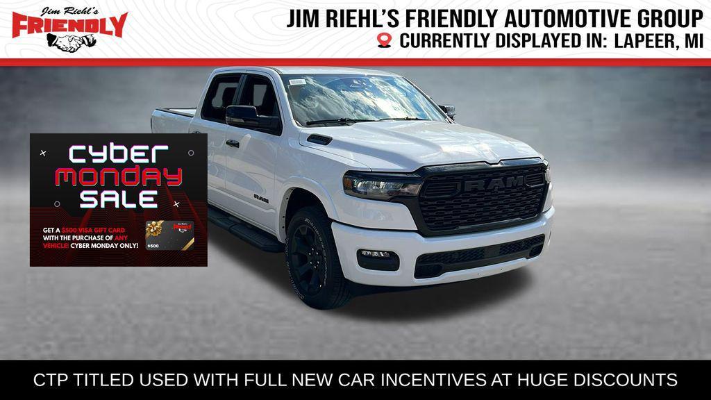 new 2025 Ram 1500 car, priced at $43,601