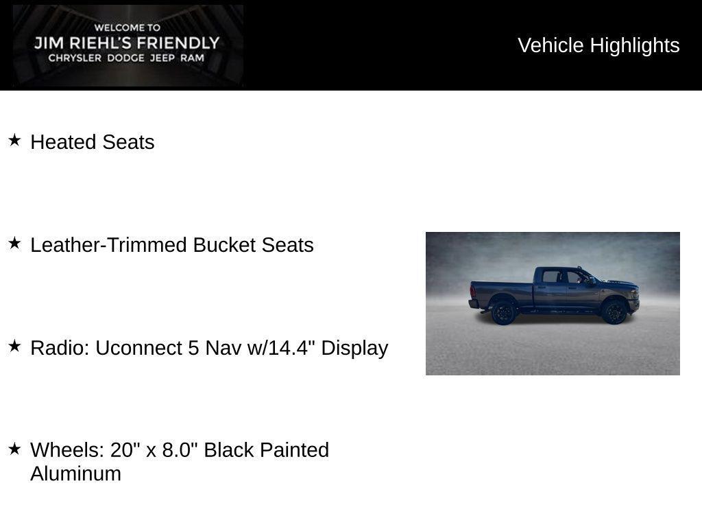 new 2026 Ram 2500 car, priced at $80,584