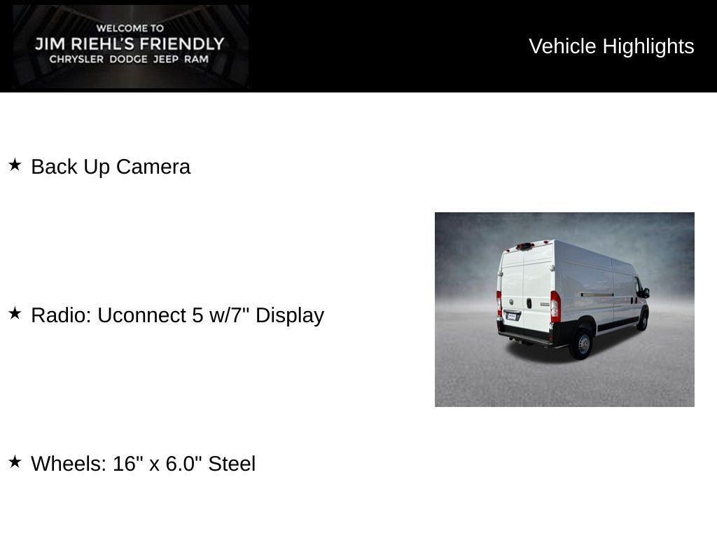 new 2026 Ram ProMaster 2500 car, priced at $49,929