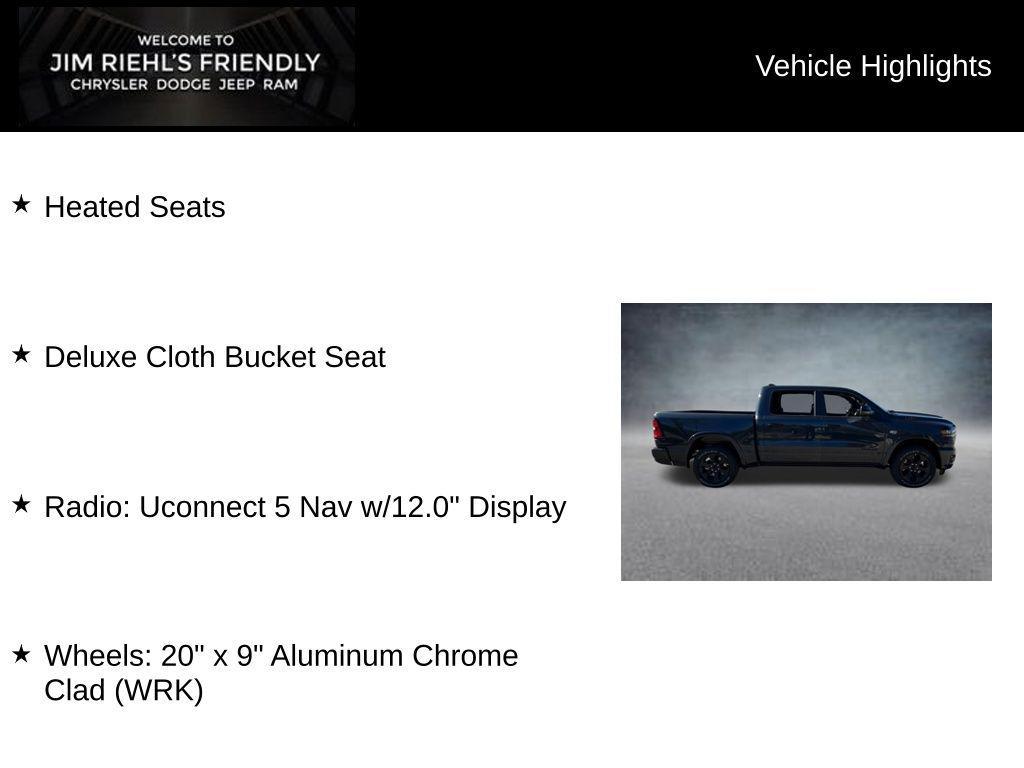 new 2026 Ram 1500 car, priced at $49,090