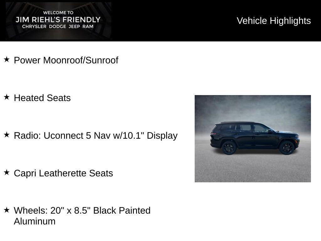 new 2025 Jeep Grand Cherokee L car, priced at $49,357