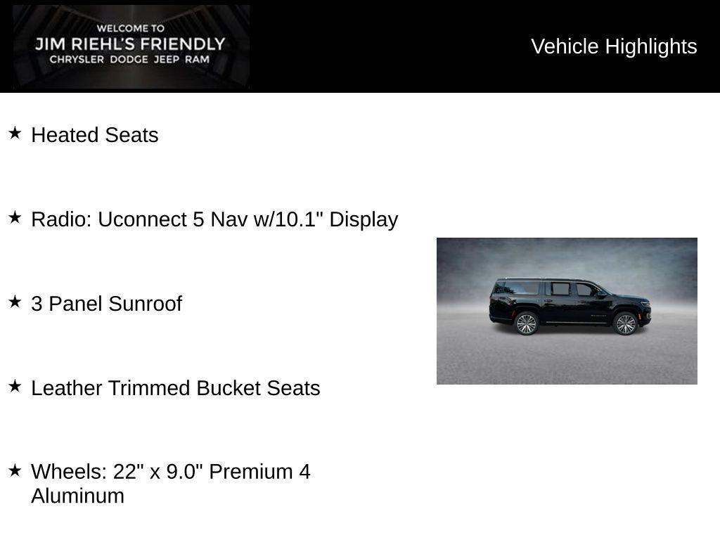 new 2025 Jeep Wagoneer L car, priced at $69,795