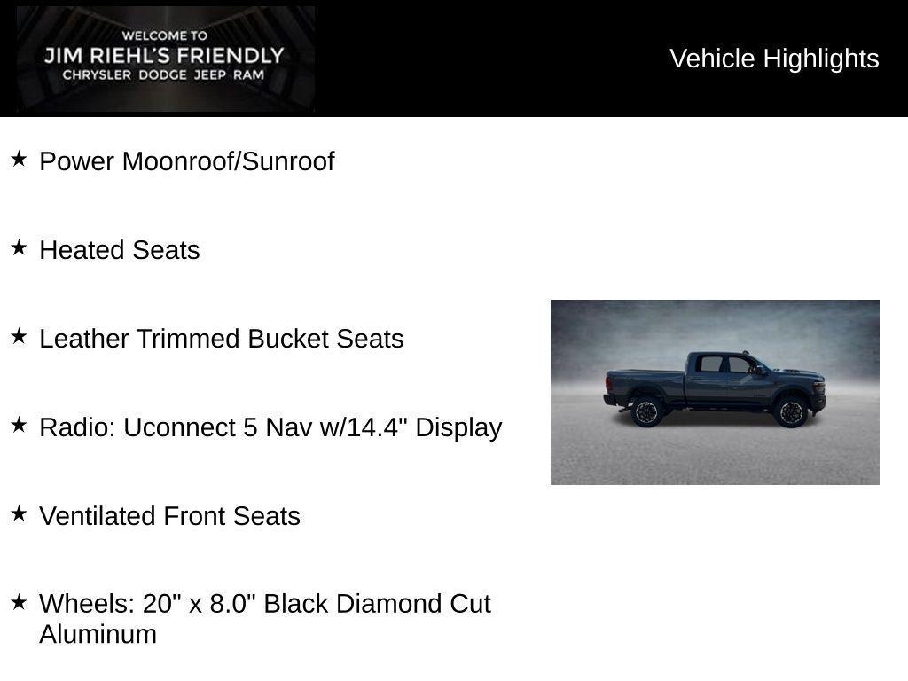 new 2026 Ram 2500 car, priced at $82,539