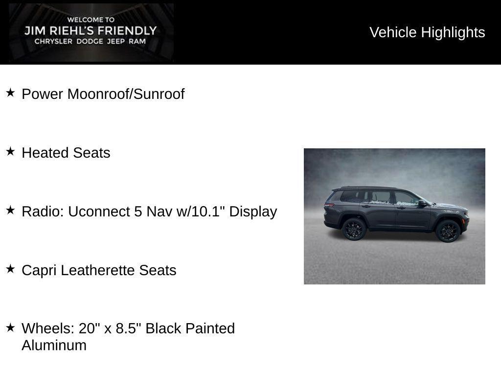 new 2025 Jeep Grand Cherokee L car, priced at $48,505