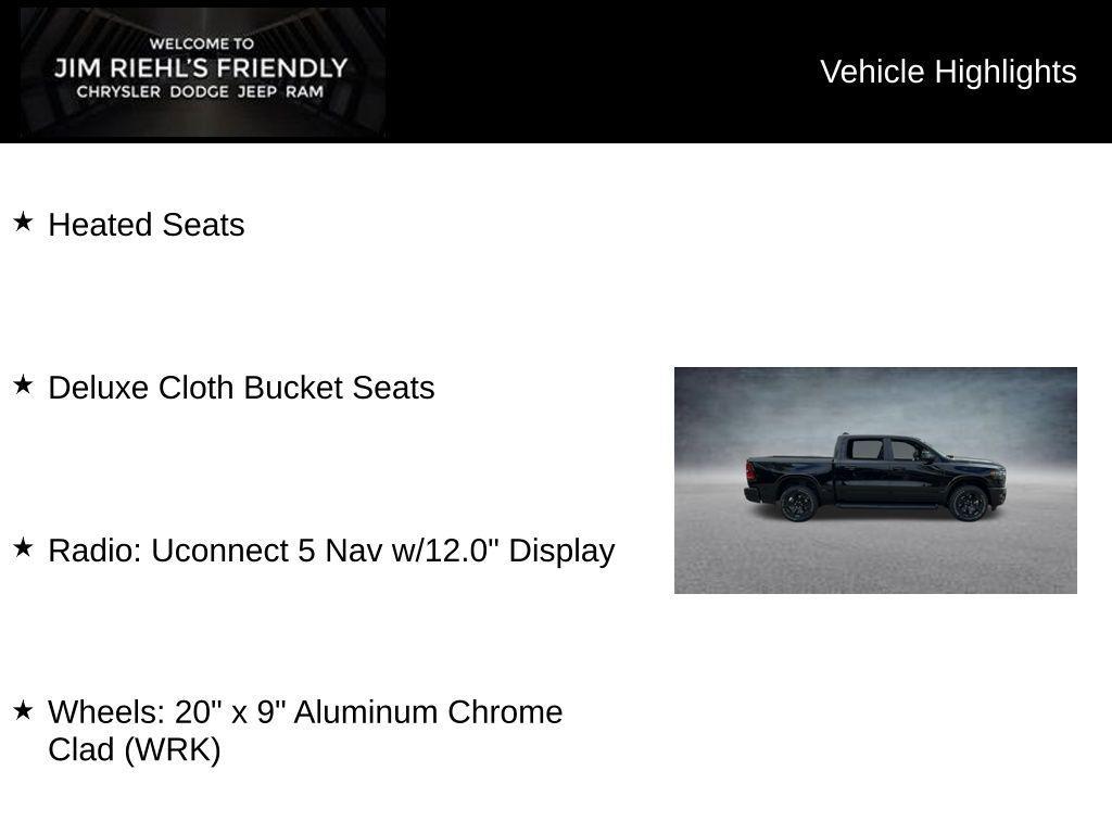 new 2026 Ram 1500 car, priced at $47,577