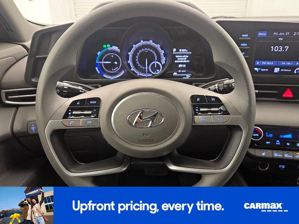 used 2023 Hyundai ELANTRA HEV car, priced at $22,998