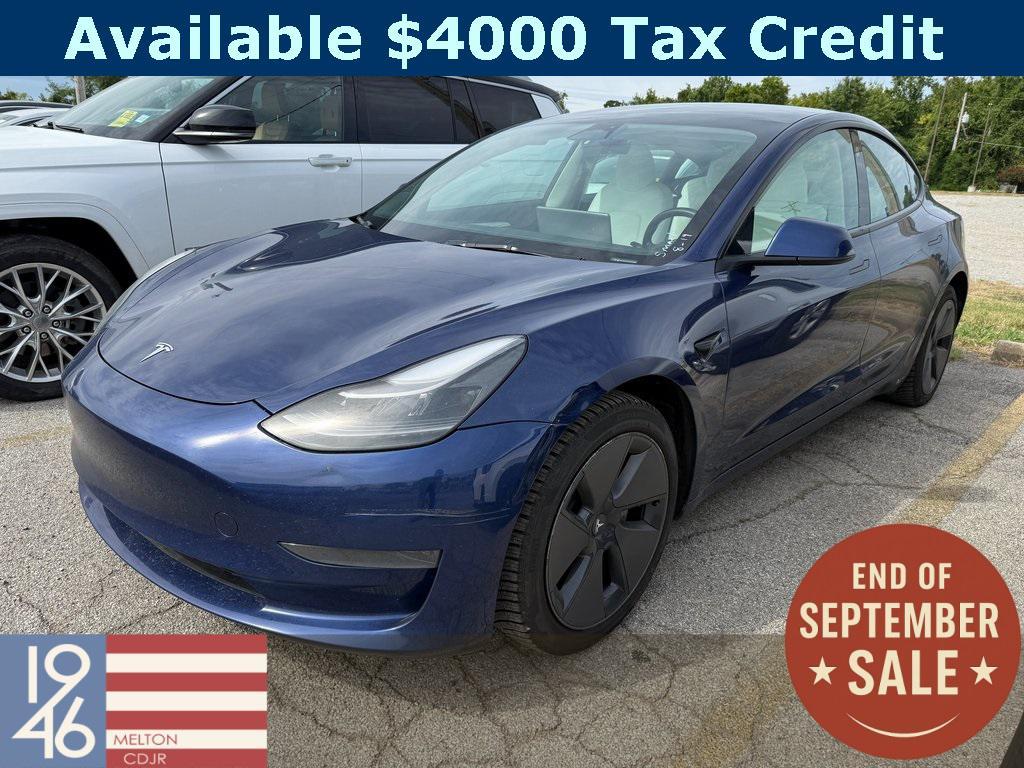 used 2023 Tesla Model 3 car, priced at $19,900