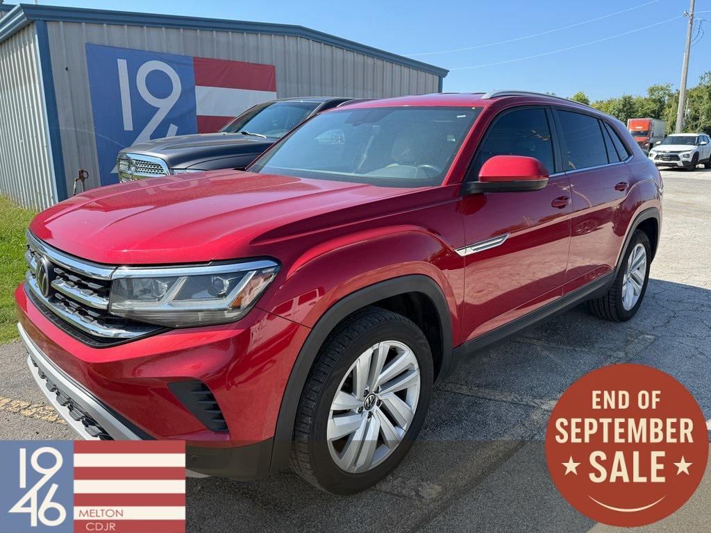 used 2020 Volkswagen Atlas Cross Sport car, priced at $18,946