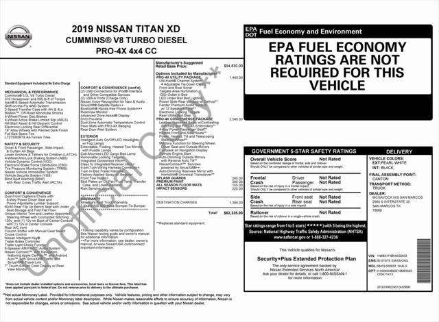 used 2019 Nissan Titan XD car, priced at $28,850