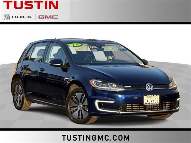 used 2018 Volkswagen e-Golf car, priced at $19,000