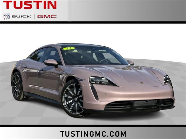 used 2021 Porsche Taycan car, priced at $60,000