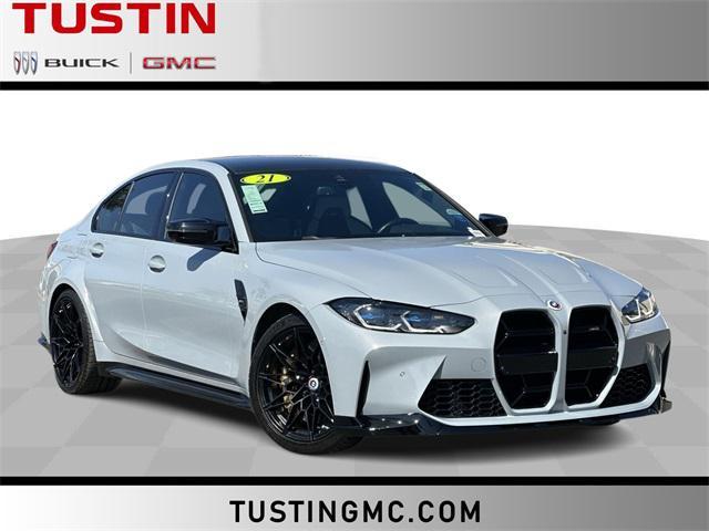 used 2021 BMW M3 car, priced at $68,000