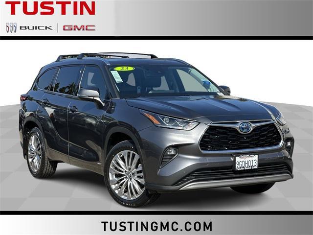 used 2023 Toyota Highlander Hybrid car, priced at $50,000