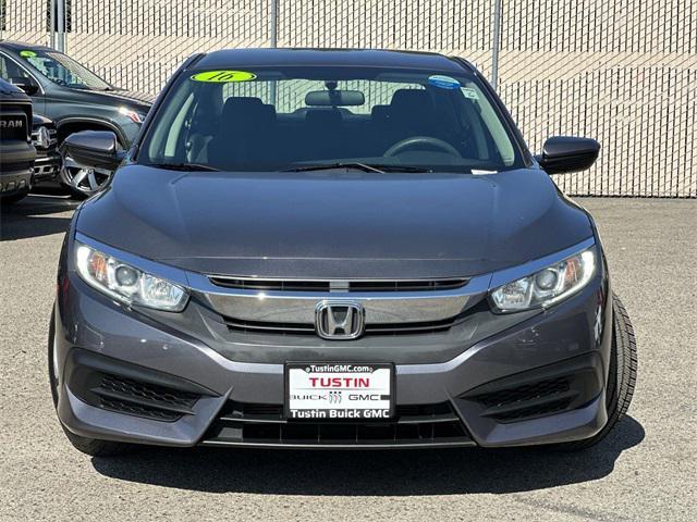 used 2016 Honda Civic car, priced at $15,712