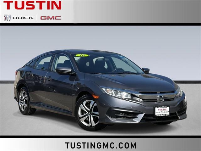 used 2016 Honda Civic car, priced at $15,712