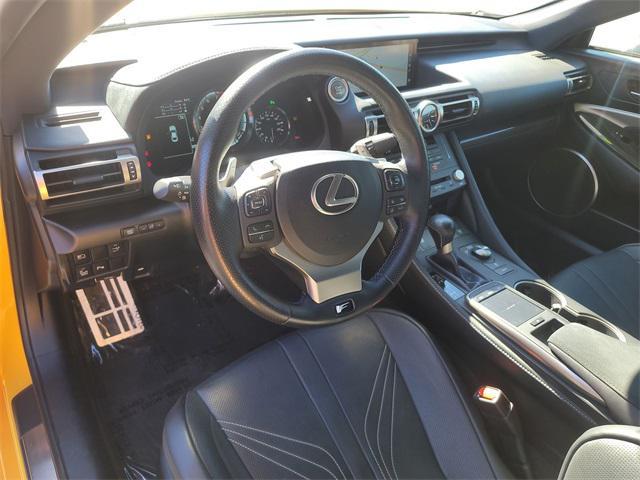 used 2020 Lexus RC F car, priced at $60,000