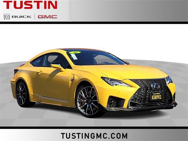 used 2020 Lexus RC F car, priced at $60,000