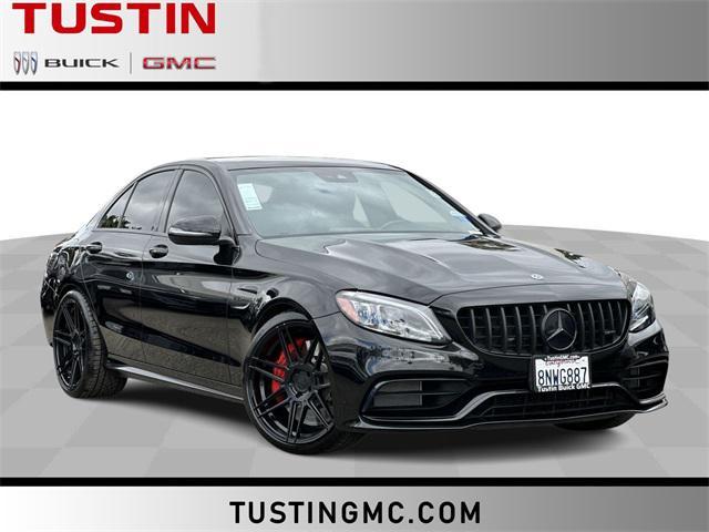 used 2020 Mercedes-Benz AMG C 63 car, priced at $45,000