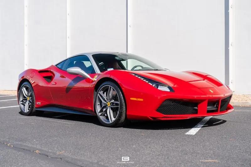 used 2018 Ferrari 488 GTB car, priced at $335,499