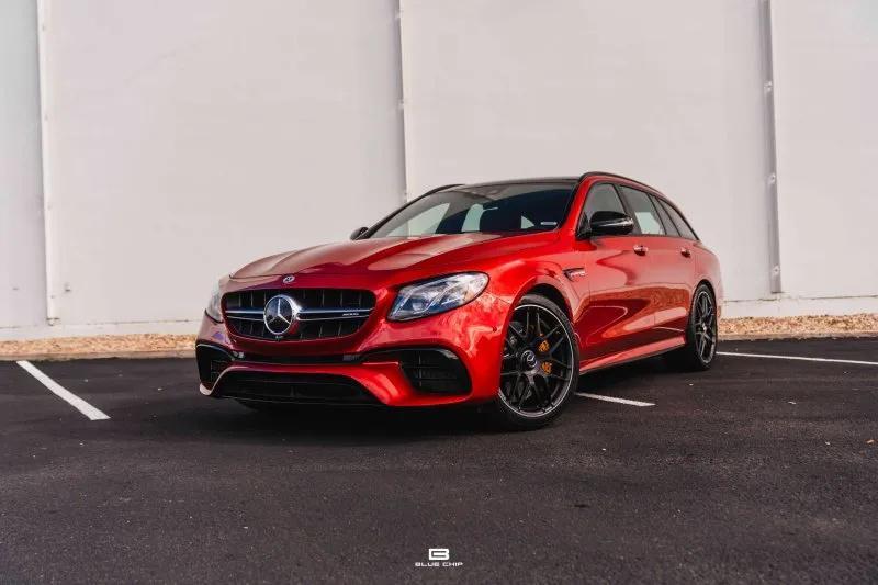 used 2020 Mercedes-Benz AMG E 63 car, priced at $104,998