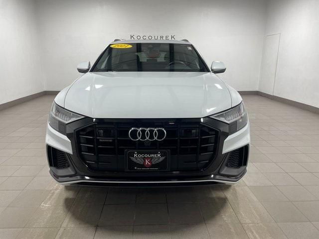 used 2021 Audi Q8 car, priced at $40,374